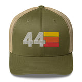 44 Birthday Retro Men's Women's Trucker Hat