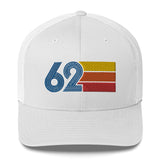 62 Number 1962 Birthday Retro Trucker Hat