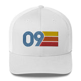 09 Number 2009 Birthday Retro Trucker Hat