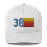 38 Number 38th Birthday Retro Men's Women's Trucker Hat