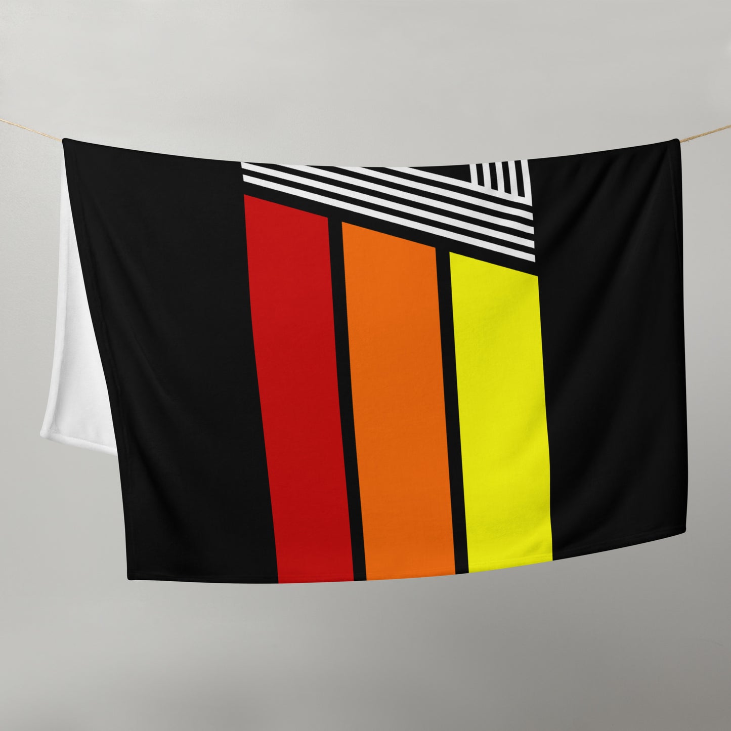 97 - Retro 1997 Tri-Line 50″×60″ Throw Blanket