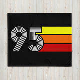 95 - Retro 1995 Tri-Line 50″×60″ Throw Blanket