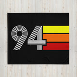 94 - Retro 1994 Tri-Line 50″×60″ Throw Blanket