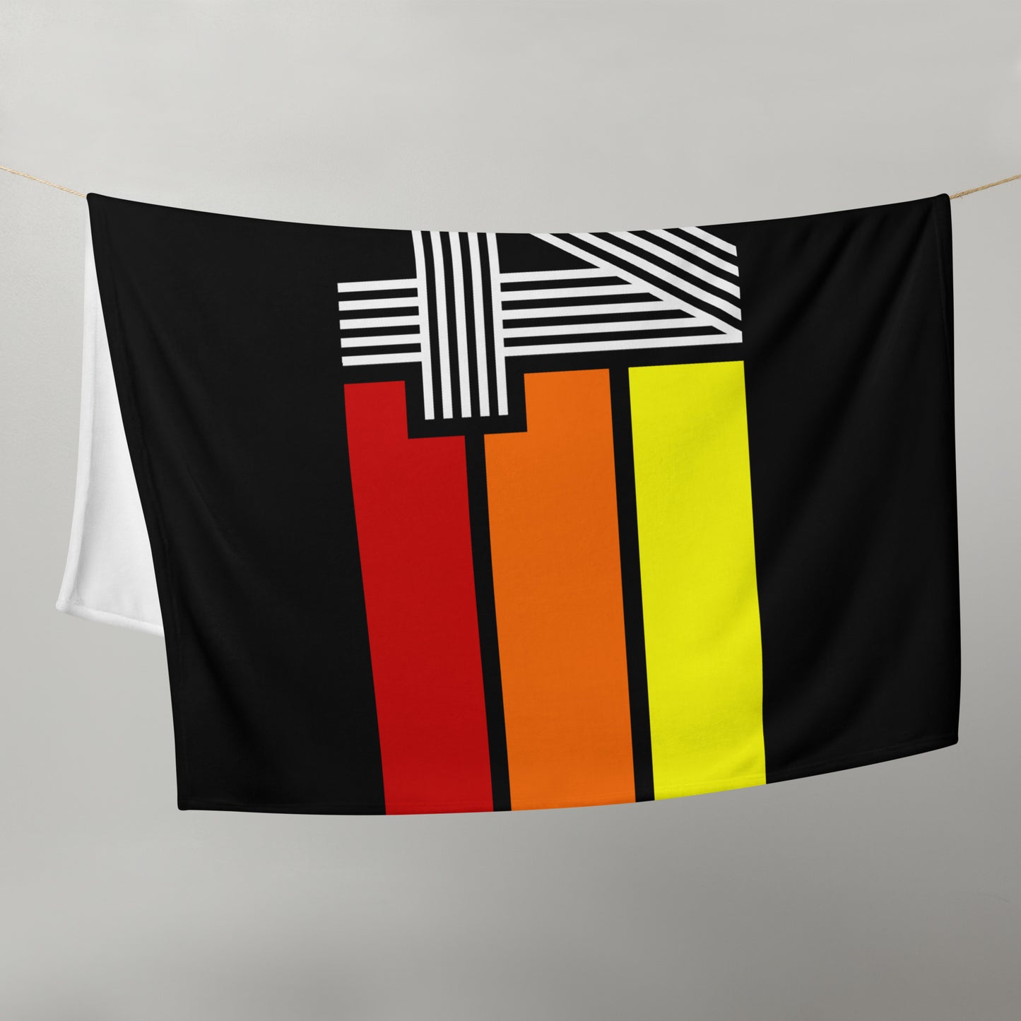 94 - Retro 1994 Tri-Line 50″×60″ Throw Blanket