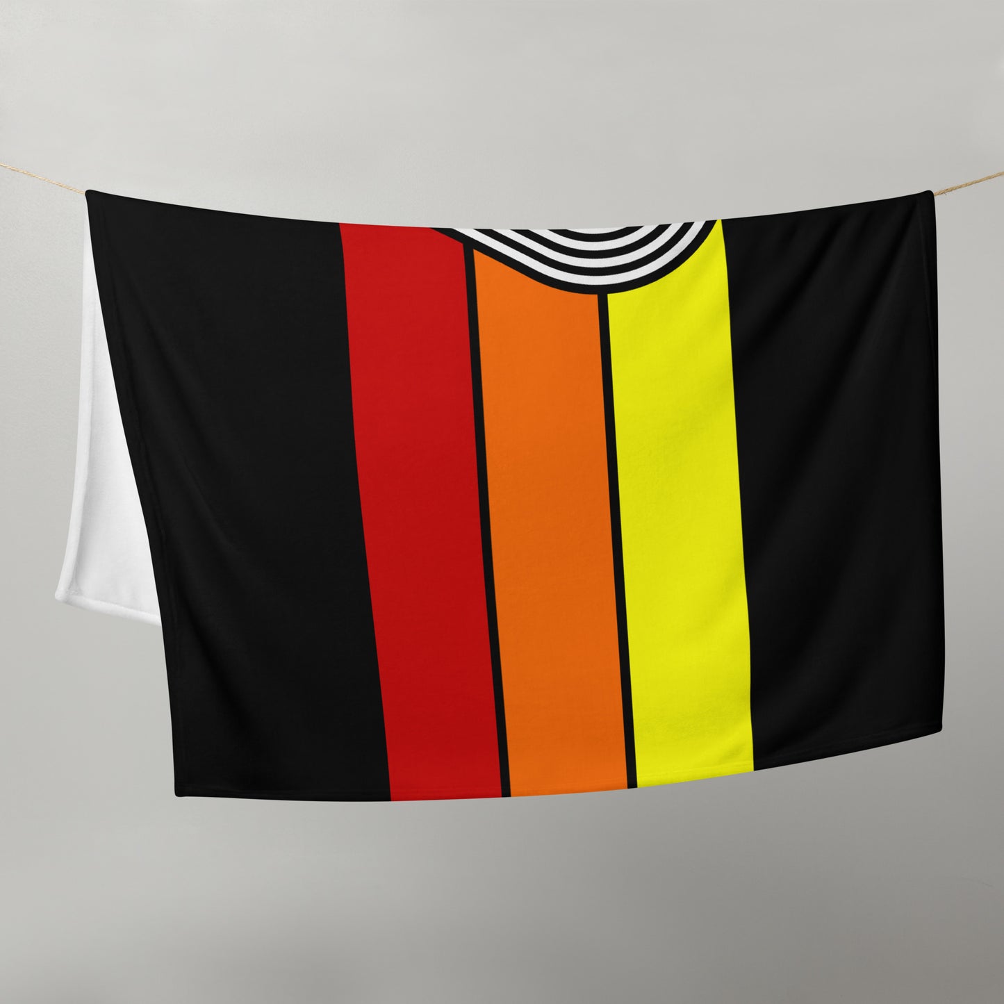 79 - Retro 1979 Tri-Line 50″×60″ Throw Blanket