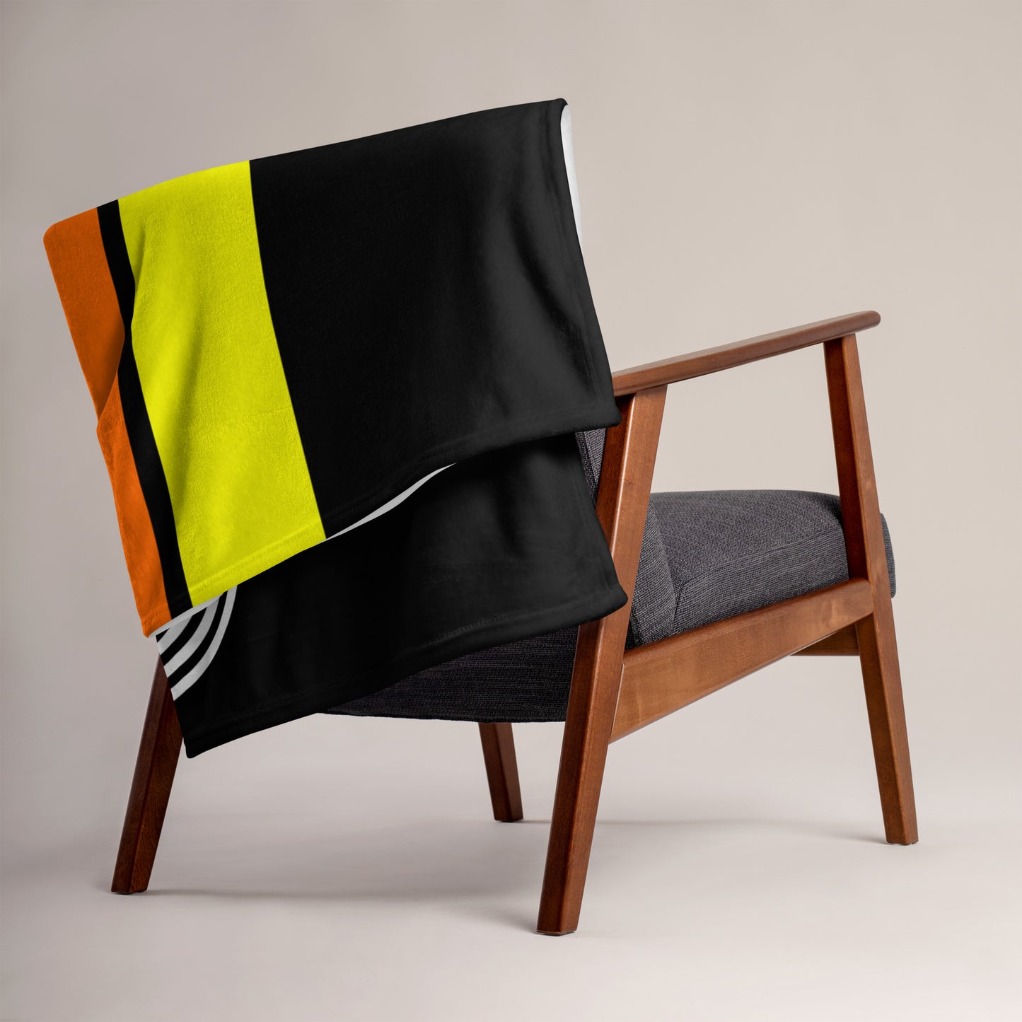 86 - Retro 1986 Tri-Line 50″×60″ Throw Blanket