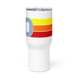 Retro 1970 Travel mug with a handle