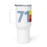 Retro 1971 Travel mug with a handle