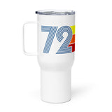 Retro 1972 Travel mug with a handle