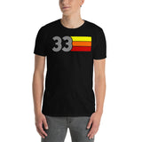 33 - RETRO TRI-LINE MEN'S WOMEN'S Short-Sleeve Unisex T-Shirt
