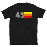 45 - RETRO TRI-LINE MEN'S WOMEN'S Short-Sleeve Unisex T-Shirt