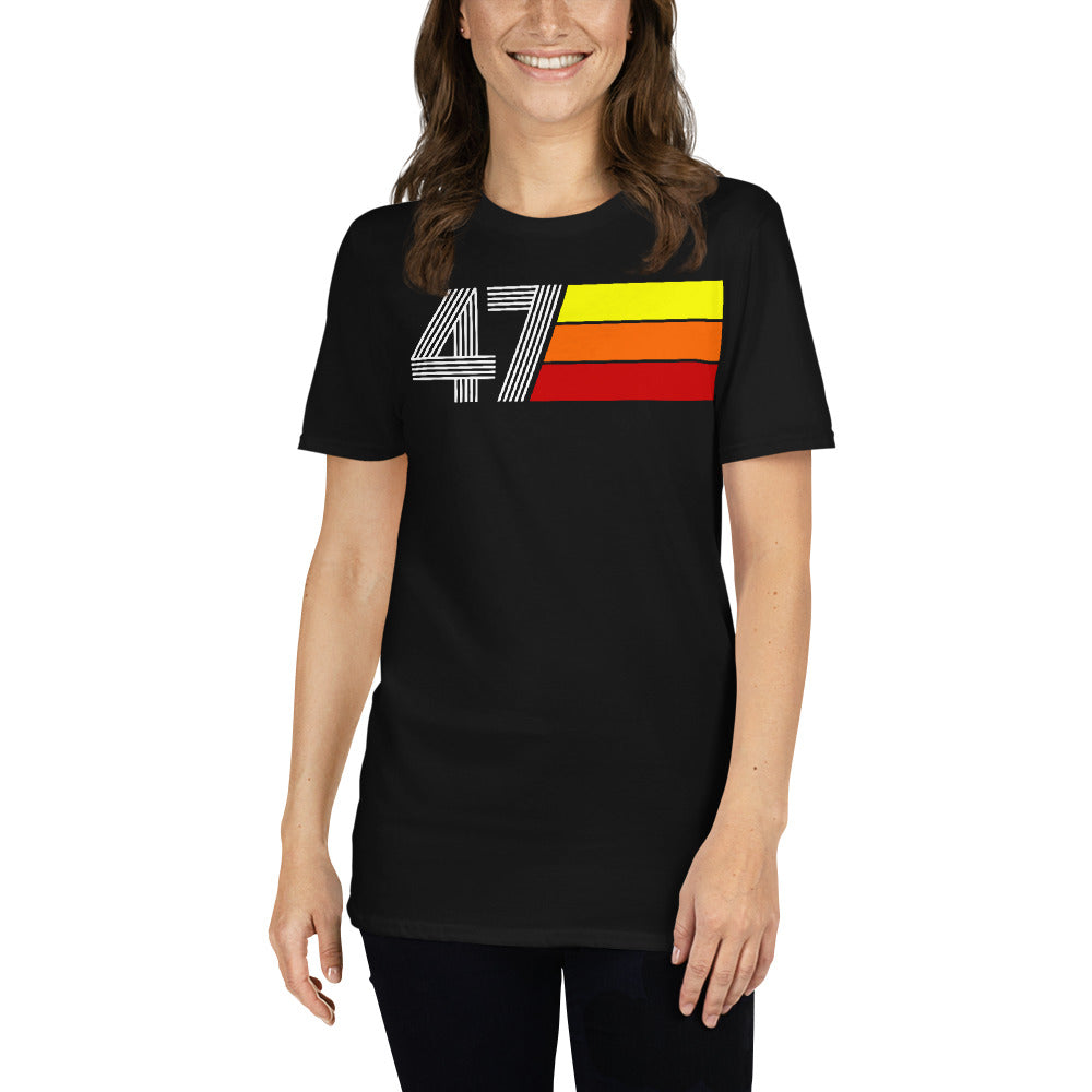 47 - RETRO TRI-LINE MEN'S WOMEN'S Short-Sleeve Unisex T-Shirt