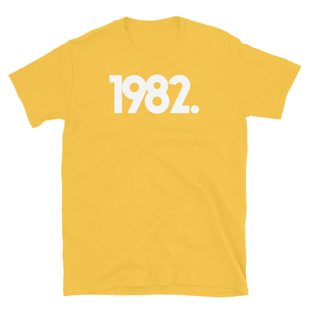 1982 Minimalist Short-Sleeve Unisex T-Shirt