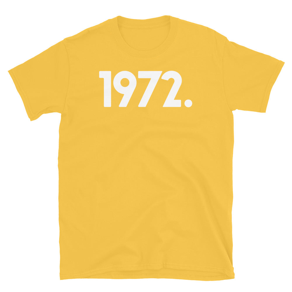 1972 Minimalist Short-Sleeve Unisex T-Shirt