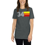 34 - RETRO TRI-LINE MEN'S WOMEN'S Short-Sleeve Unisex T-Shirt