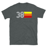 38 - RETRO TRI-LINE MEN'S WOMEN'S Short-Sleeve Unisex T-Shirt