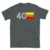 40 - RETRO TRI-LINE MEN'S WOMEN'S Short-Sleeve Unisex T-Shirt