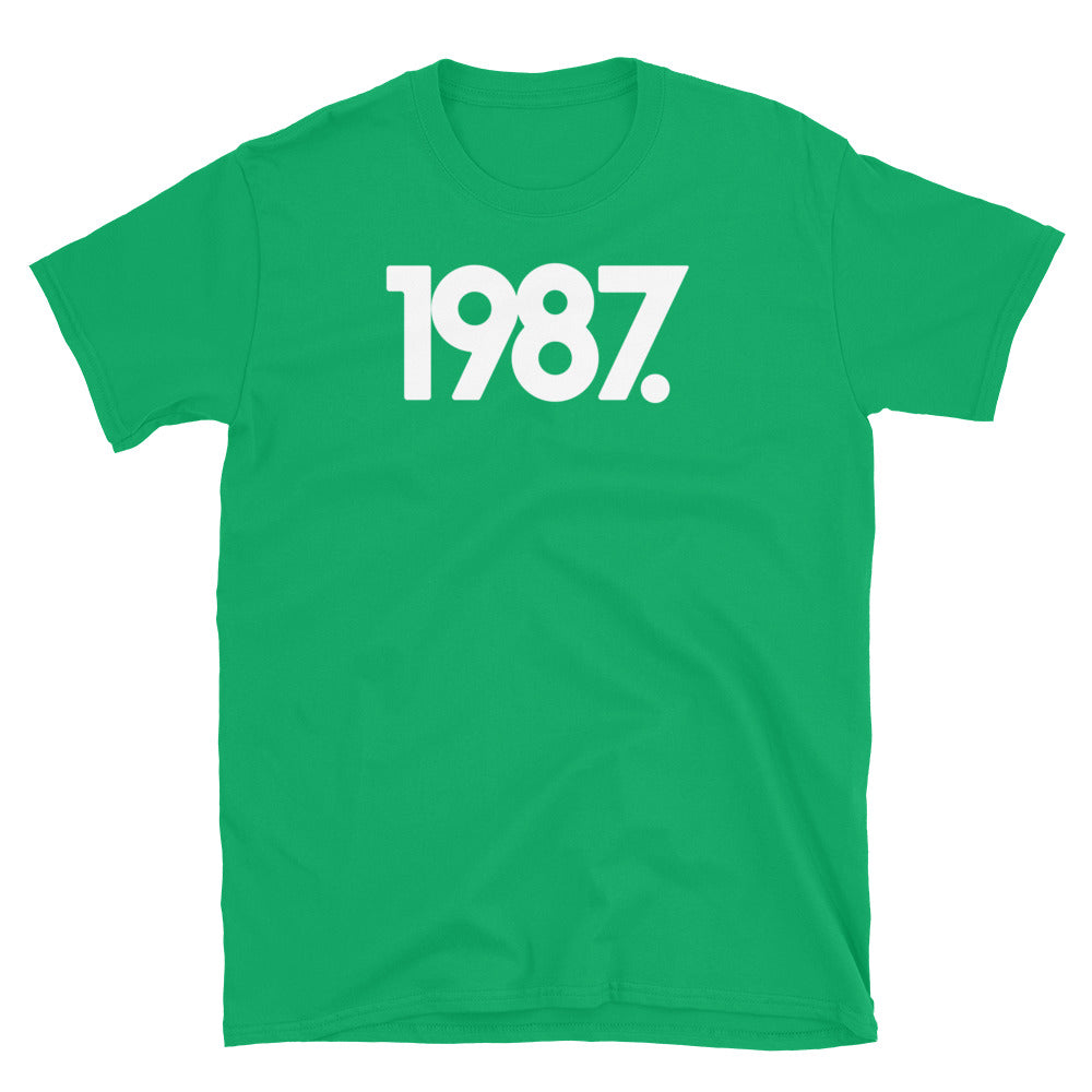 1987 Minimalist Short-Sleeve Unisex T-Shirt