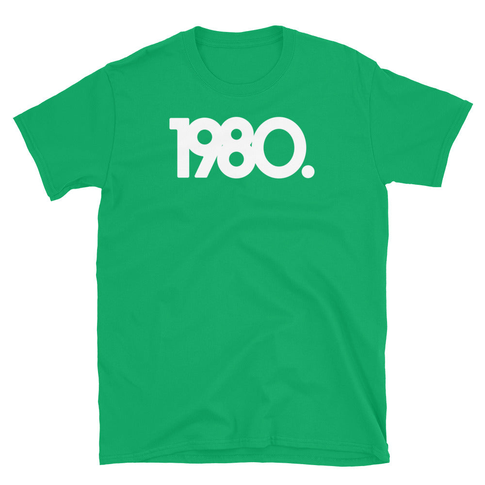 1980 Minimalist Short-Sleeve Unisex T-Shirt