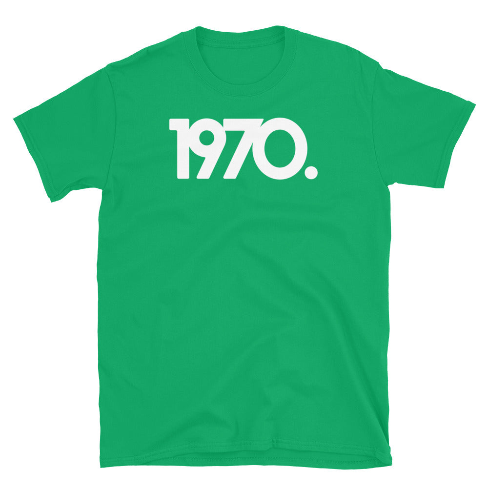 1970 Minimalist Short-Sleeve Unisex T-Shirt