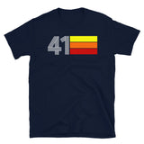 41 - RETRO TRI-LINE MEN'S WOMEN'S Short-Sleeve Unisex T-Shirt