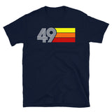 49 - RETRO TRI-LINE MEN'S WOMEN'S Short-Sleeve Unisex T-Shirt