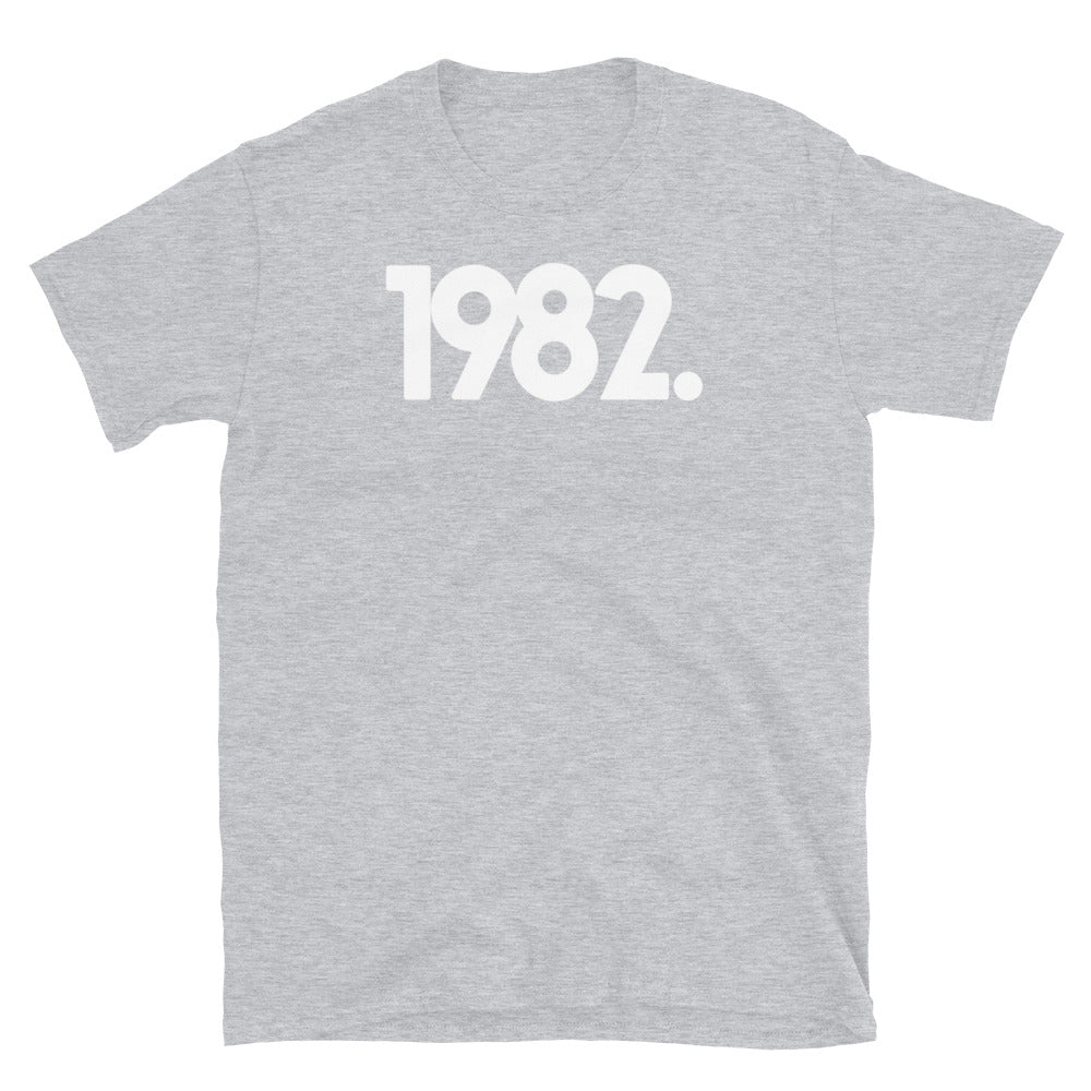 1982 Minimalist Short-Sleeve Unisex T-Shirt