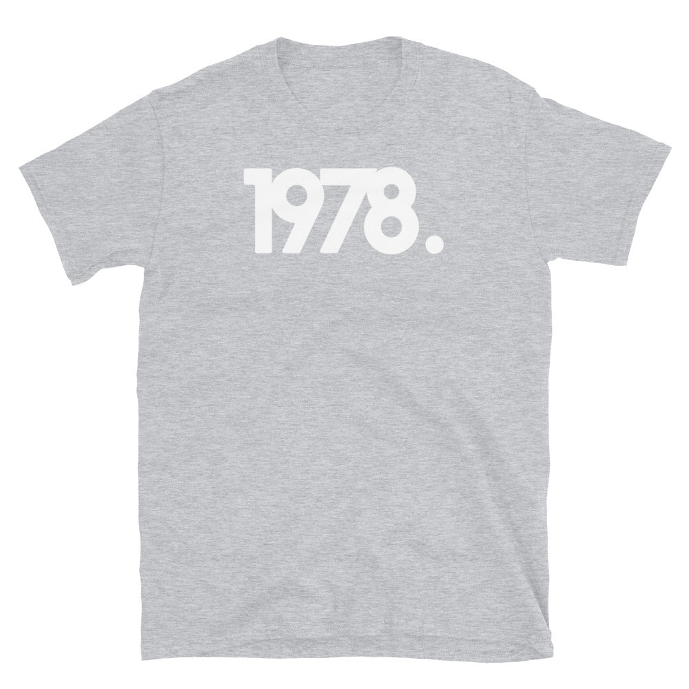 1978 Minimalist Short-Sleeve Unisex T-Shirt