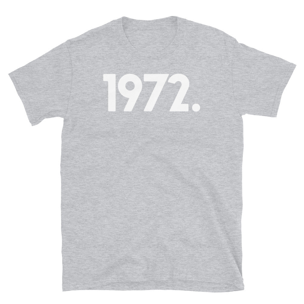 1972 Minimalist Short-Sleeve Unisex T-Shirt