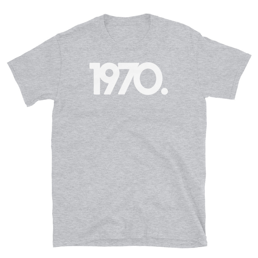 1970 Minimalist Short-Sleeve Unisex T-Shirt