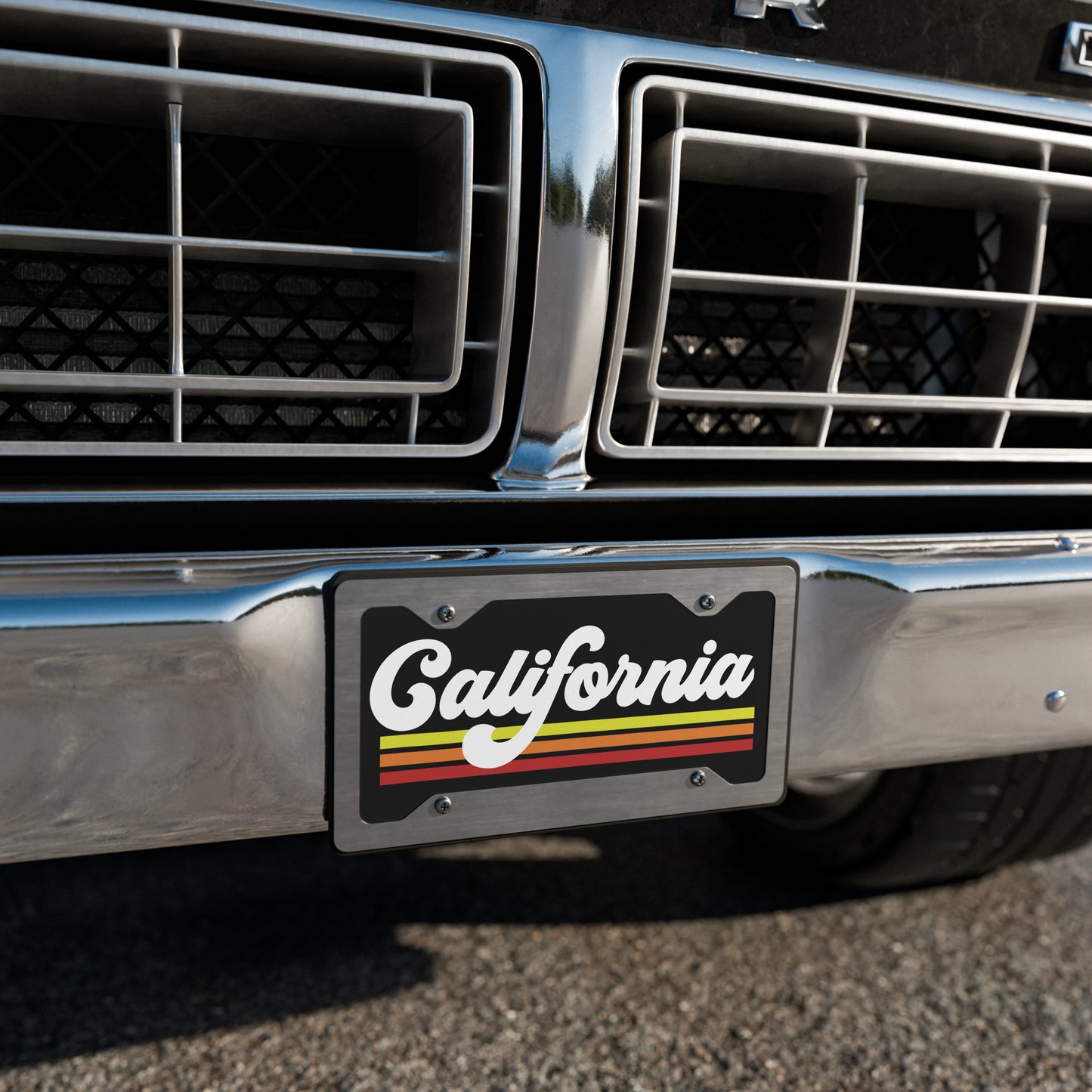 Retro California Vanity license plate