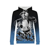Hip Hop Vibes Womens All-Over Print Hoodie - Styleuniversal