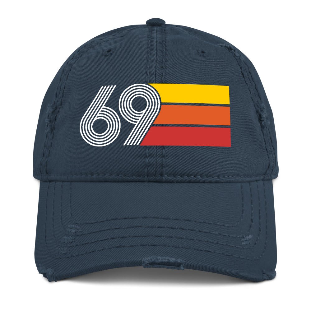 1969 Retro 69 Distressed Dad Hat - Styleuniversal