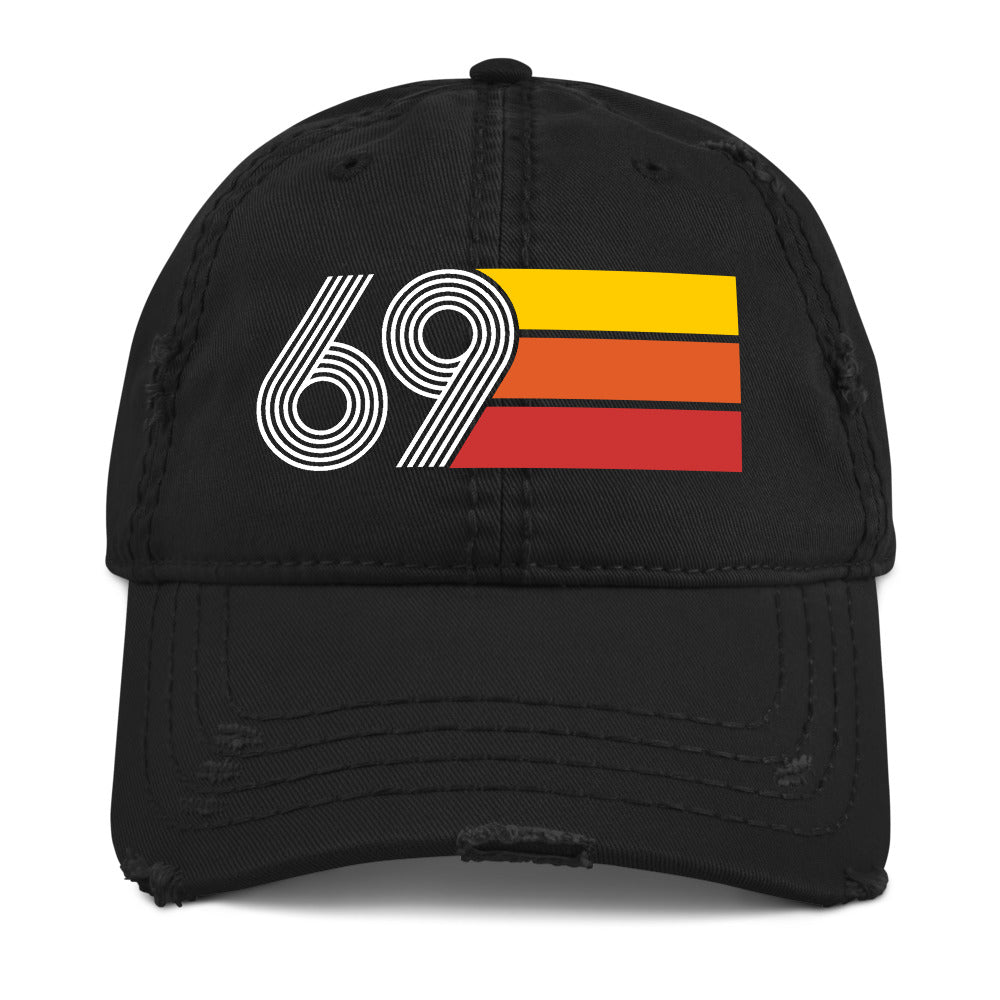 1969 Retro 69 Distressed Dad Hat - Styleuniversal