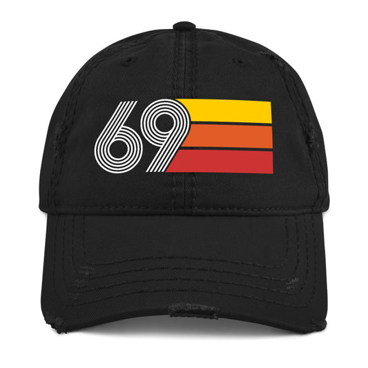 1969 Retro 69 Distressed Dad Hat - Styleuniversal