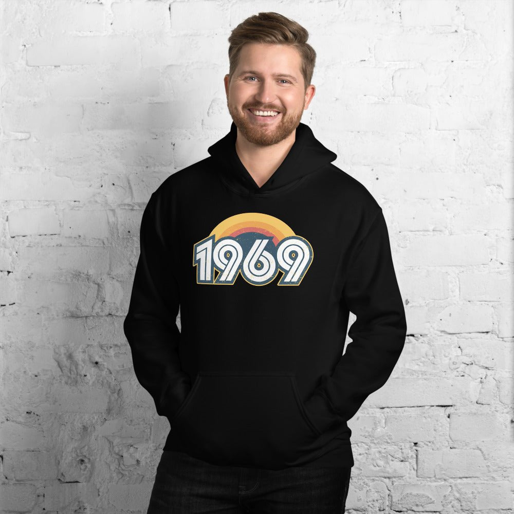 1969 Retro Sunset Unisex Hoodie - Styleuniversal