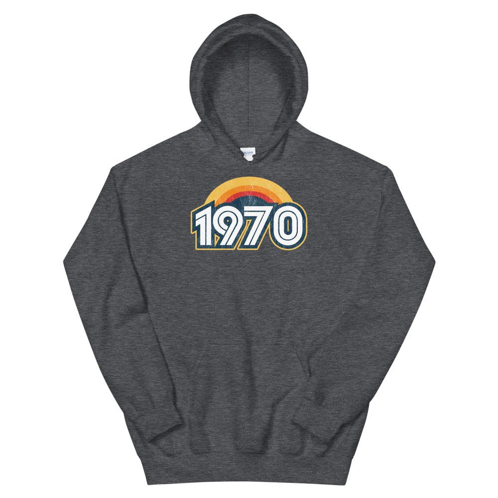 1970 Retro Sunset Unisex Hoodie - Styleuniversal