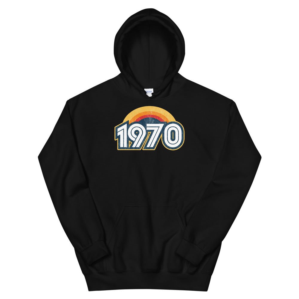 1970 Retro Sunset Unisex Hoodie - Styleuniversal