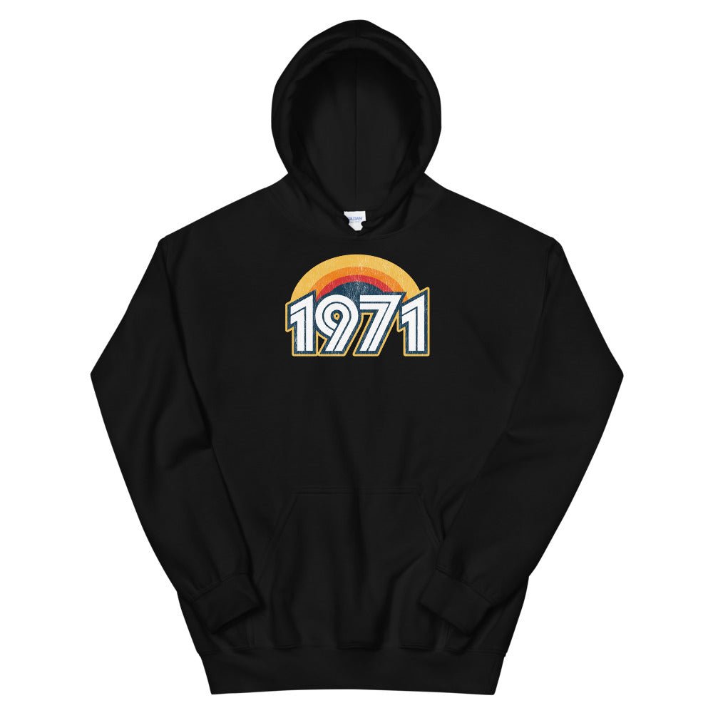1971 Retro Sunset Unisex Hoodie - Styleuniversal