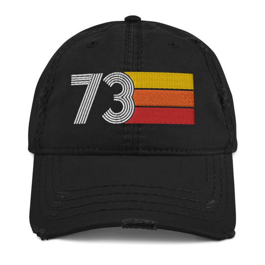 1973 Retro 73 Distressed Dad Hat - Styleuniversal