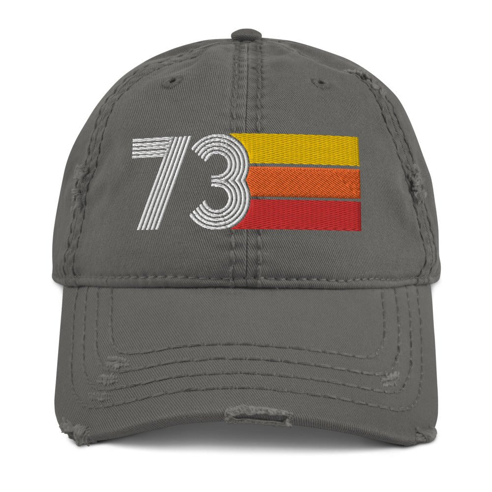 1973 Retro 73 Distressed Dad Hat - Styleuniversal