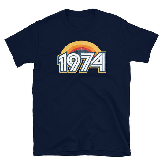 1974 Retro Horizon Short-Sleeve Unisex T-Shirt - Styleuniversal