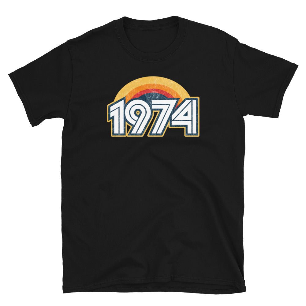 1974 Retro Horizon Short-Sleeve Unisex T-Shirt - Styleuniversal