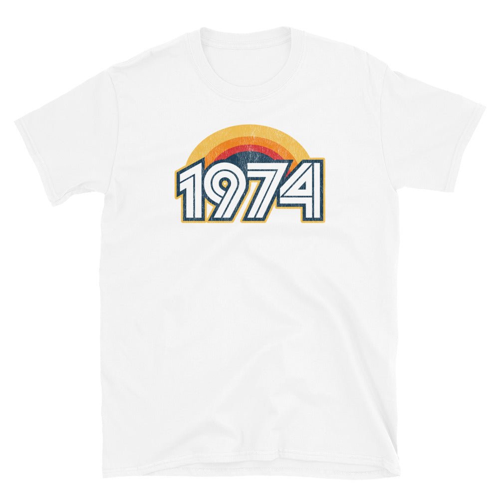 1974 Retro Horizon Short-Sleeve Unisex T-Shirt - Styleuniversal