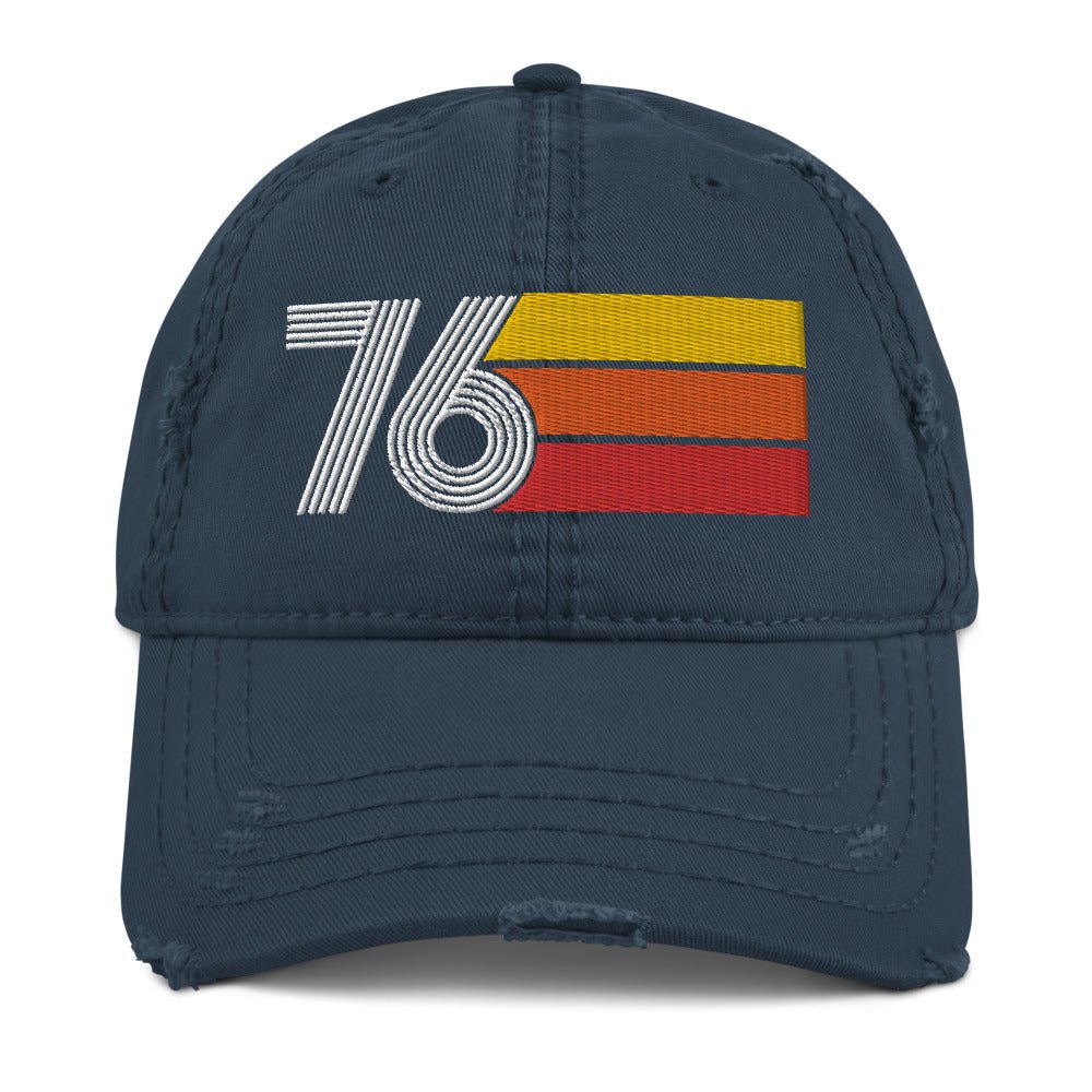 1976 Retro Distressed Dad Hat - Styleuniversal