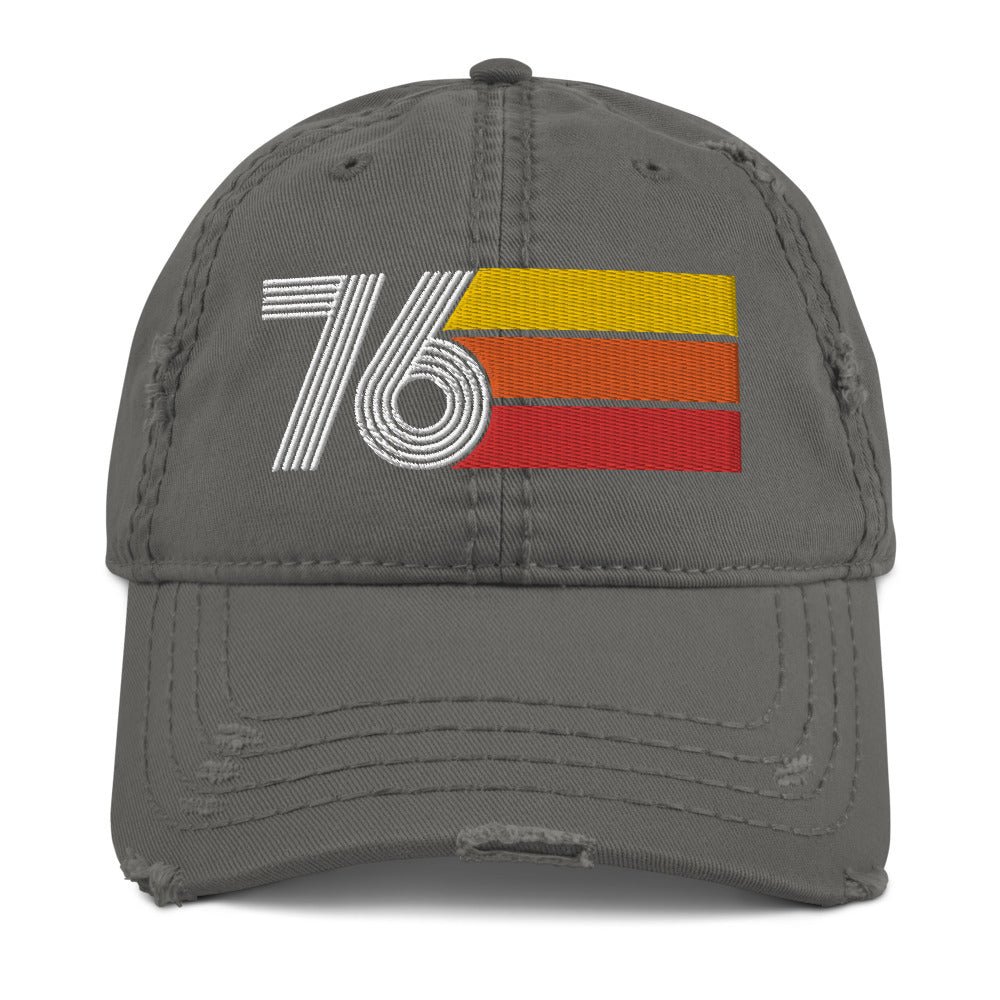 1976 Retro Distressed Dad Hat - Styleuniversal