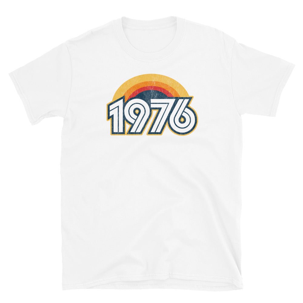 1976 Retro Horizon Short-Sleeve Unisex T-Shirt - Styleuniversal