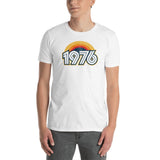 1976 Retro Horizon Short-Sleeve Unisex T-Shirt - Styleuniversal
