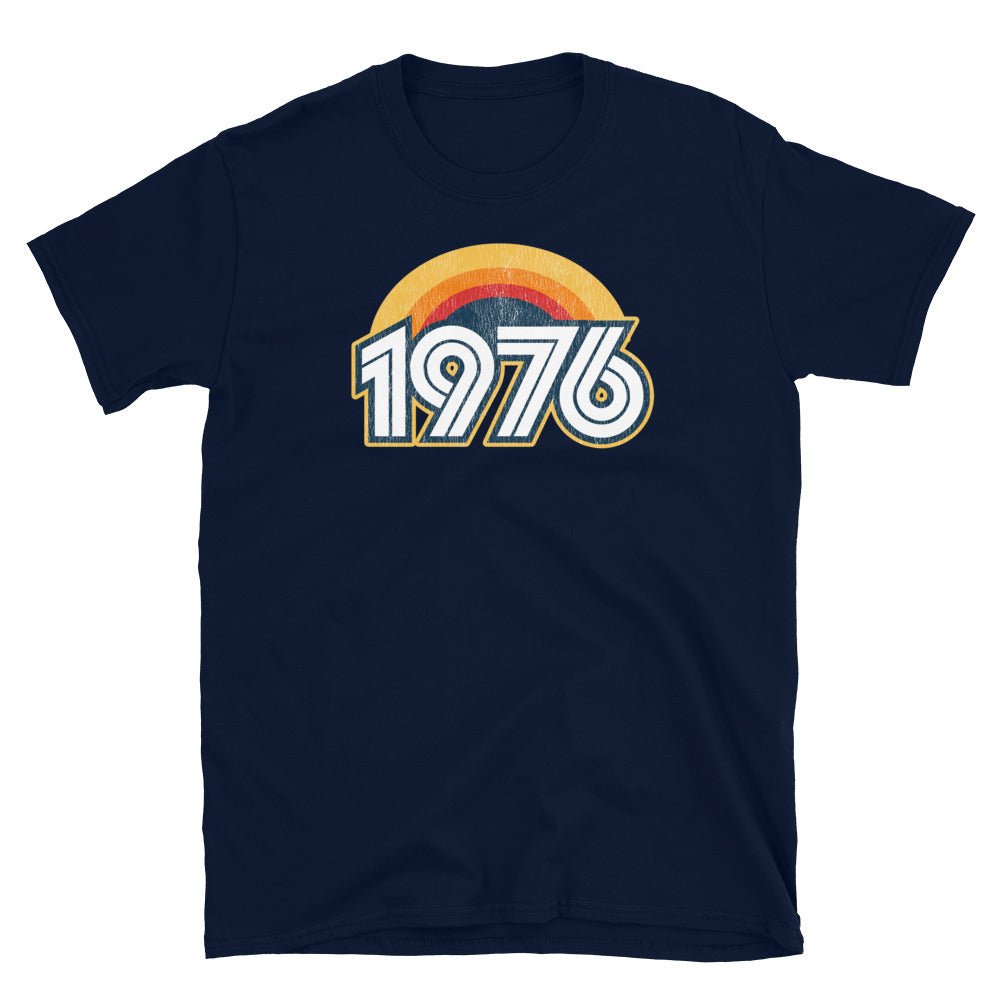1976 Retro Horizon Short-Sleeve Unisex T-Shirt - Styleuniversal