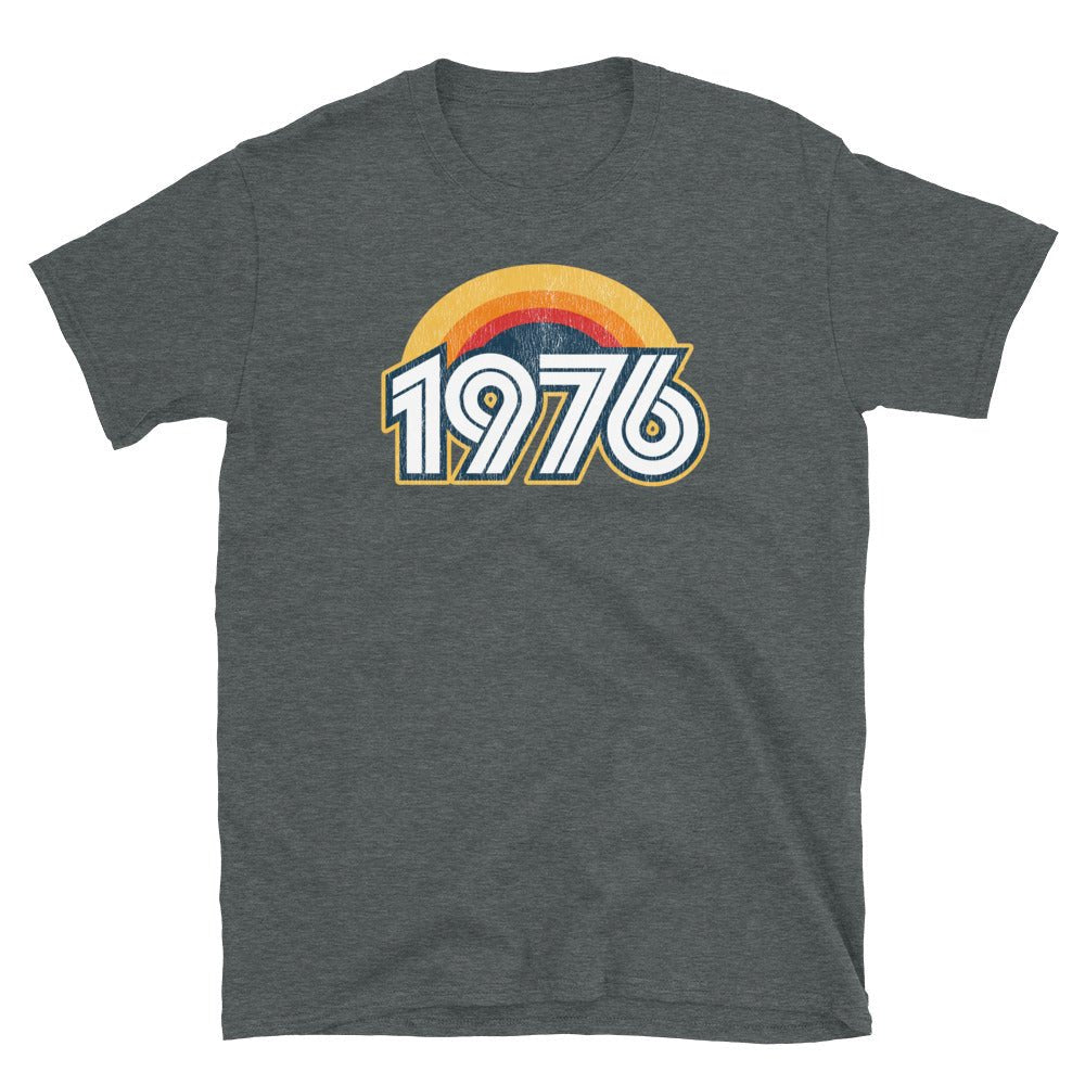 1976 Retro Horizon Short-Sleeve Unisex T-Shirt - Styleuniversal